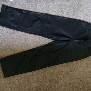 Versace leather jeans